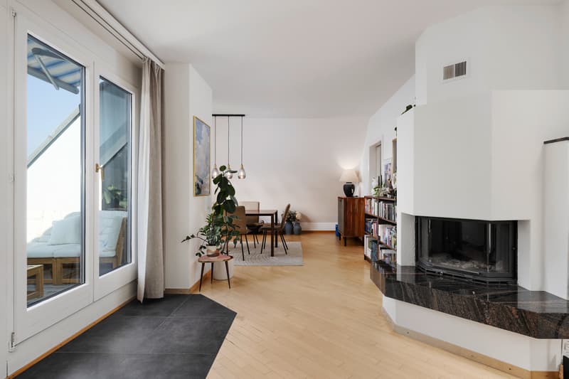 Dachwohnung mit zwei Terrassen am Rigiplatz (2)