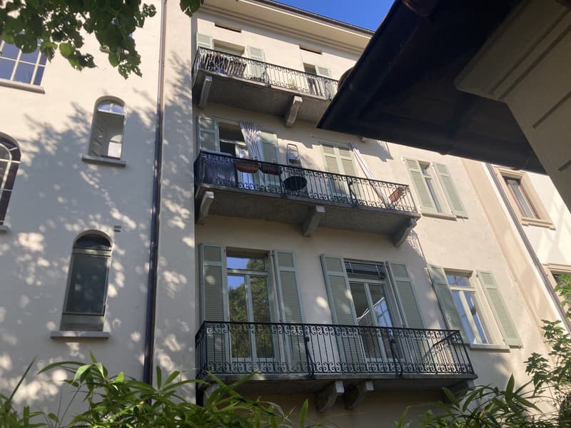 Ampio appartamento in pieno centro di Lugano (1)