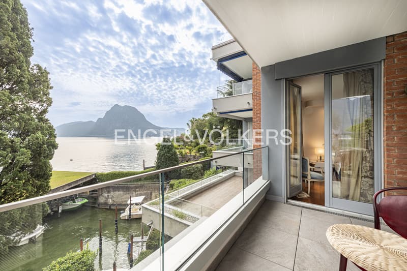 Elegante appartamento sul lago di Lugano (2)