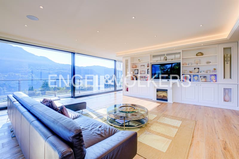 Spettacolare villa con piscina e vista lago (13)