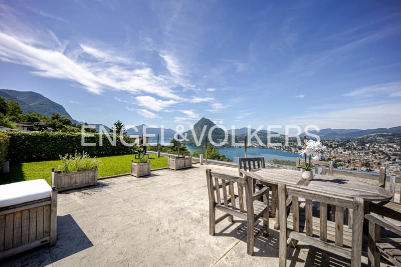 Penthouse mit atemberaubender Aussicht in Lugano-Albonago (12)