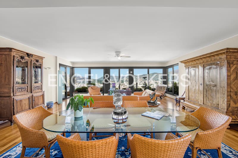 Penthouse mit atemberaubender Aussicht in Lugano-Albonago (2)