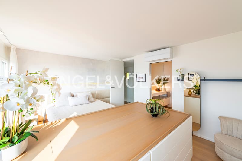 Prestigiosa villa a schiera di testa con terrazza e vista lago (12)