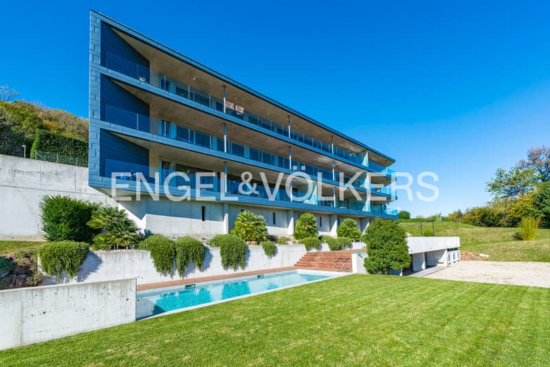 Sonnige Wohnung in einer exklusiven Residenz in Montagnola (2)
