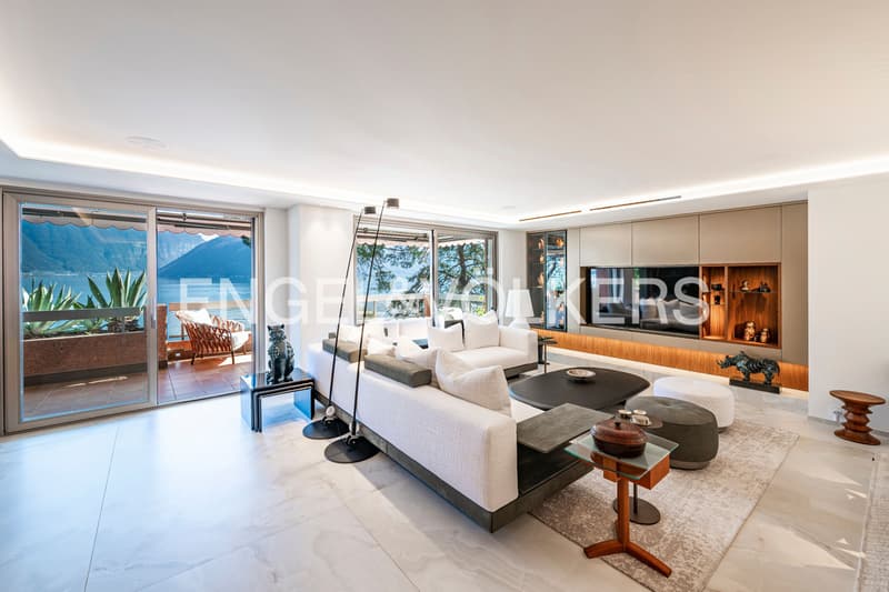 Raffinato appartamento di design a lago (2)