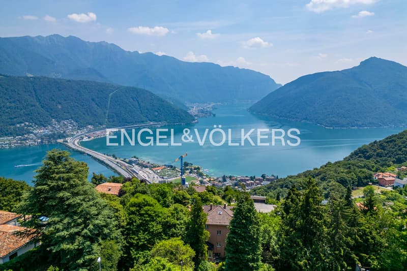 Moderno appartamento con incantevole vista lago a Carona (11)