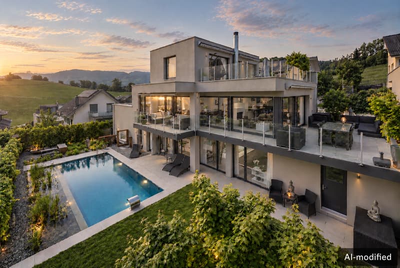 Freistehendes Einfamilienhaus - modern, stilvoll & naturnah (1)
