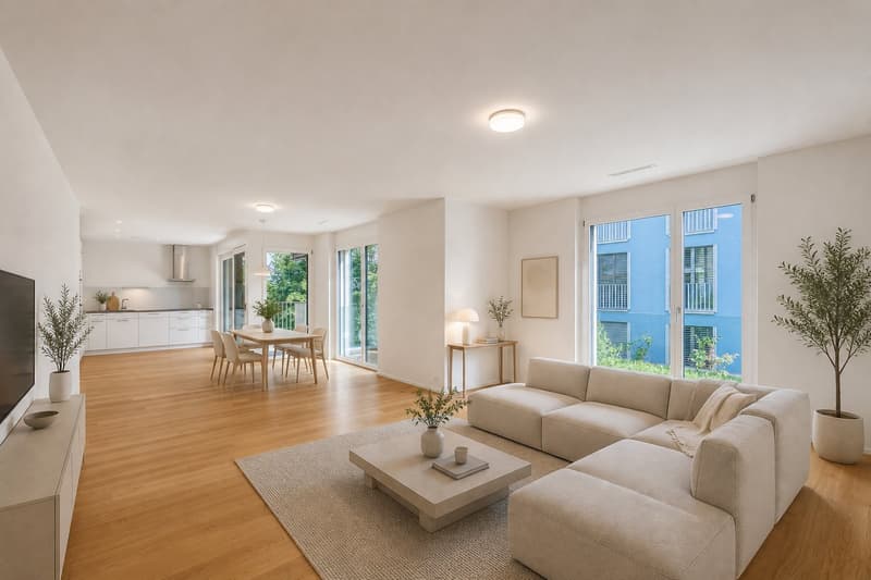 Licht, Raum und Grün - stilvoll wohnen in Zürich-Oerlikon (1)
