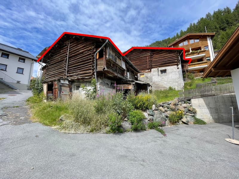 Due edifici di stalla con potenziale di sviluppo a Samnaun-Compatsch (2)