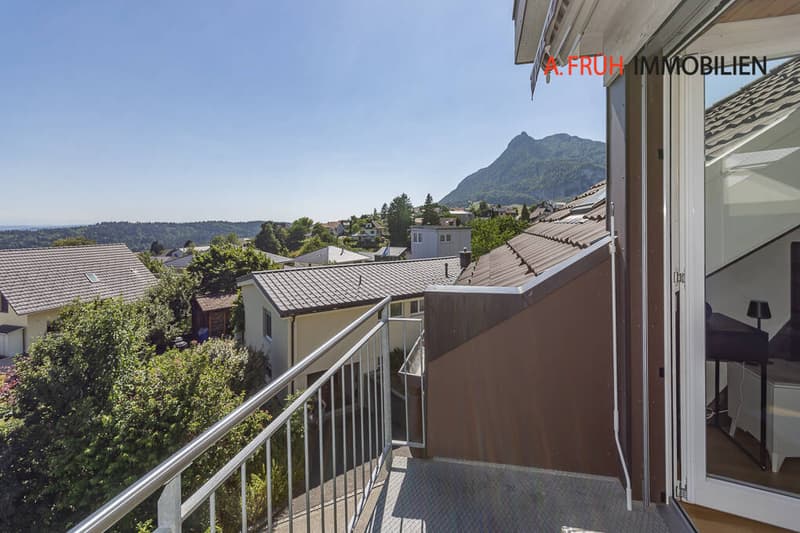 Balkon Dachgeschosswohnung