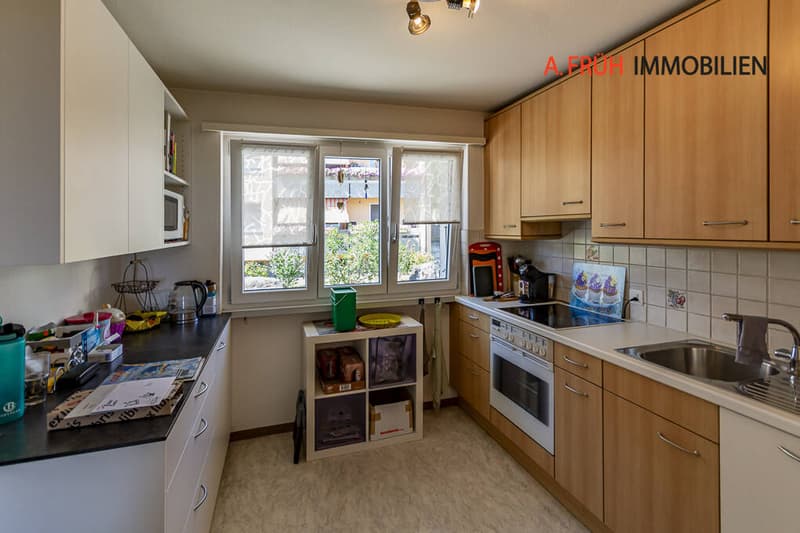 Küche der Maisonette Wohnung