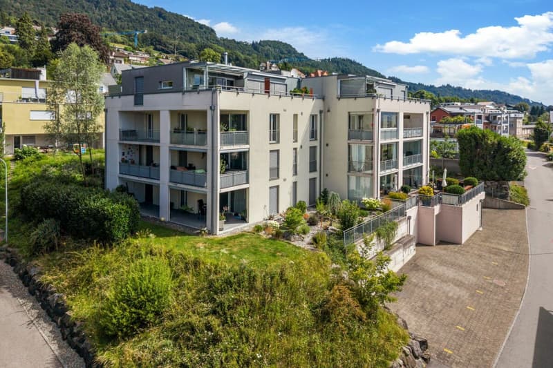 Attraktive 4.5-Zimmer-Wohnung mit grosszügiger Terrasse, Garage und Aussenparkplatz (1)