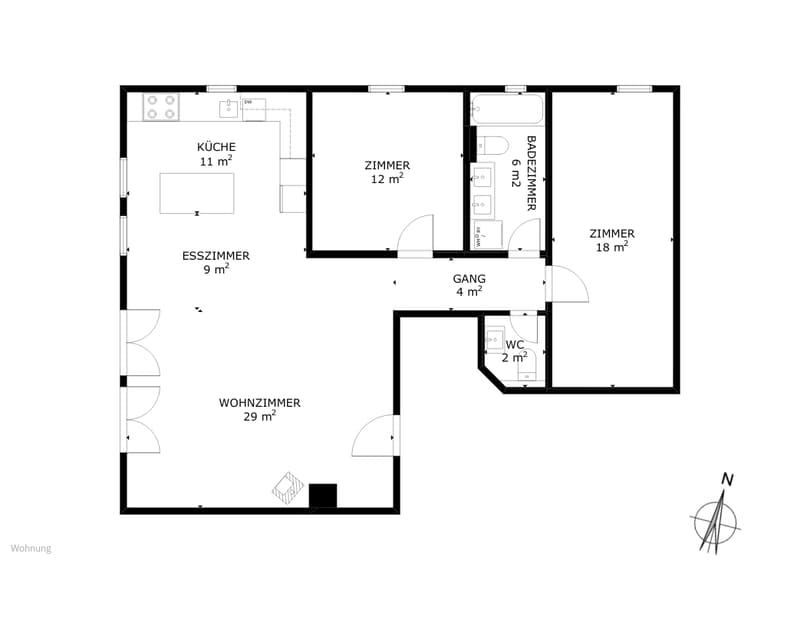 Zentral gelegene 3.5-Zimmer-Wohnung in Oberrieden (10)
