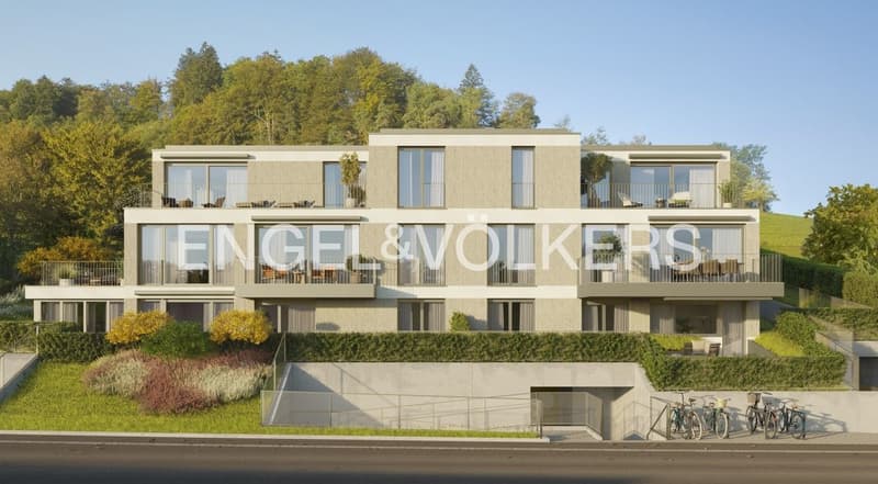 Exklusive 2.5-Zimmer-Wohnung mit Panoramablick auf Zürichsee, Alpen un (3)