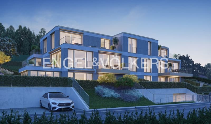 Exklusive 2.5-Zimmer-Wohnung mit Panoramablick auf Zürichsee, Alpen un (5)