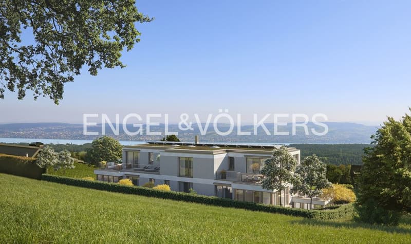 Exklusive 2.5-Zimmer-Wohnung mit Panoramablick auf Zürichsee, Alpen un (1)