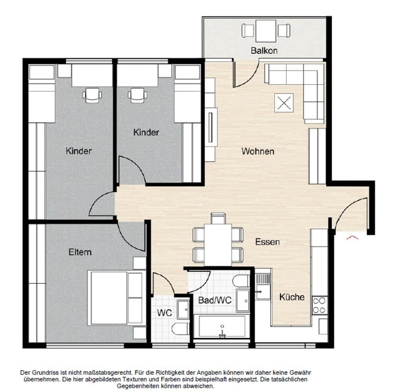 Helle 4.5-Zimmer-Wohnung mit Blick ins Grüne (6)