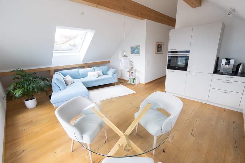 Sehr schöne 3.5-Zimmer-Dachwohnung mit toller Aussicht in Jenins (3)