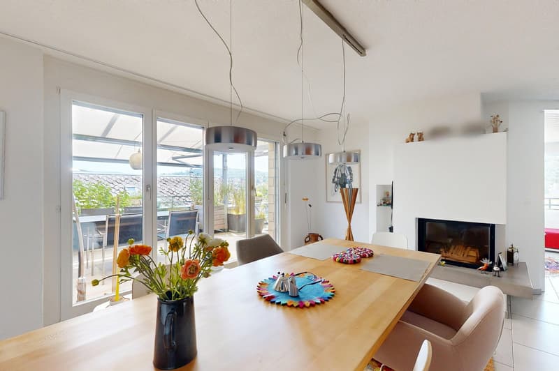 3.5-Zimmer Maisonettewohnung mit unverbaubarem Ausblick (6)