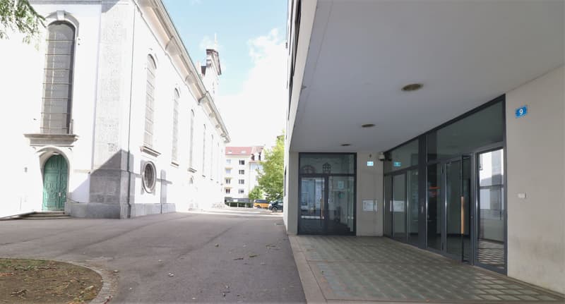 Eingangsbereich Amerbachstrasse 9
