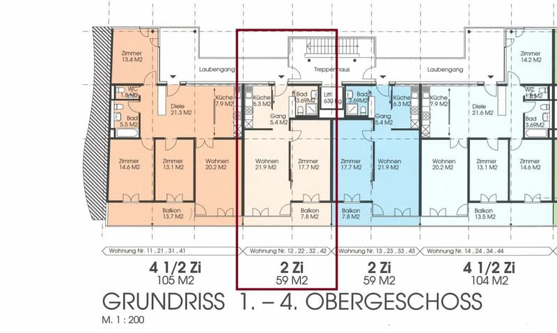 Alterswohnung beim Marienhaus - helle 2-Zimmer-Alterswohnung in Kleinbasel (9)