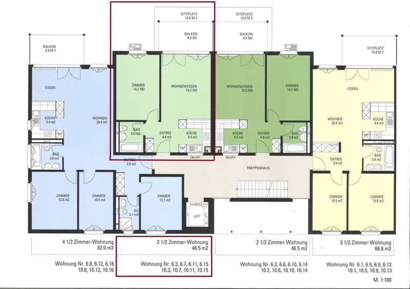Wasserwerkstrasse - schöne moderne 2 1/2 Zimmer-Wohnung im 1.OG (12)