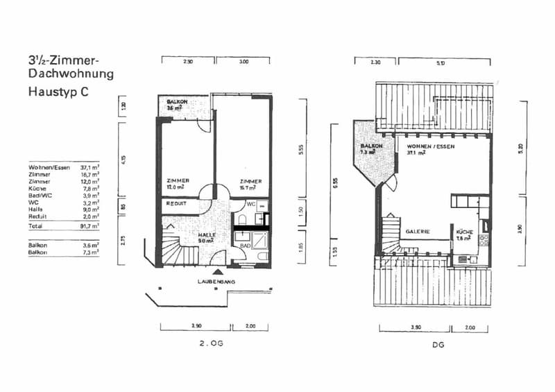 Im beliebten Freuler-Quartier - moderne Maisonette-Dachwohnung mit 2 Balkonen (12)