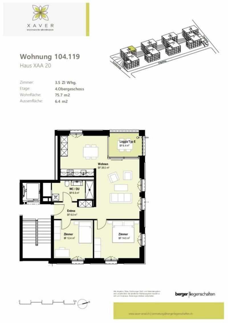 3 1/2-Zimmer-Wohnung / Xaver-Areal, Binningen (12)