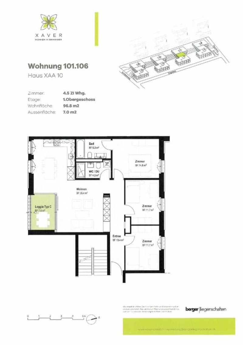 Xaver-Areal, Binningen - moderne 4 1/2-Zimmer-Wohnung im 1.OG (8)