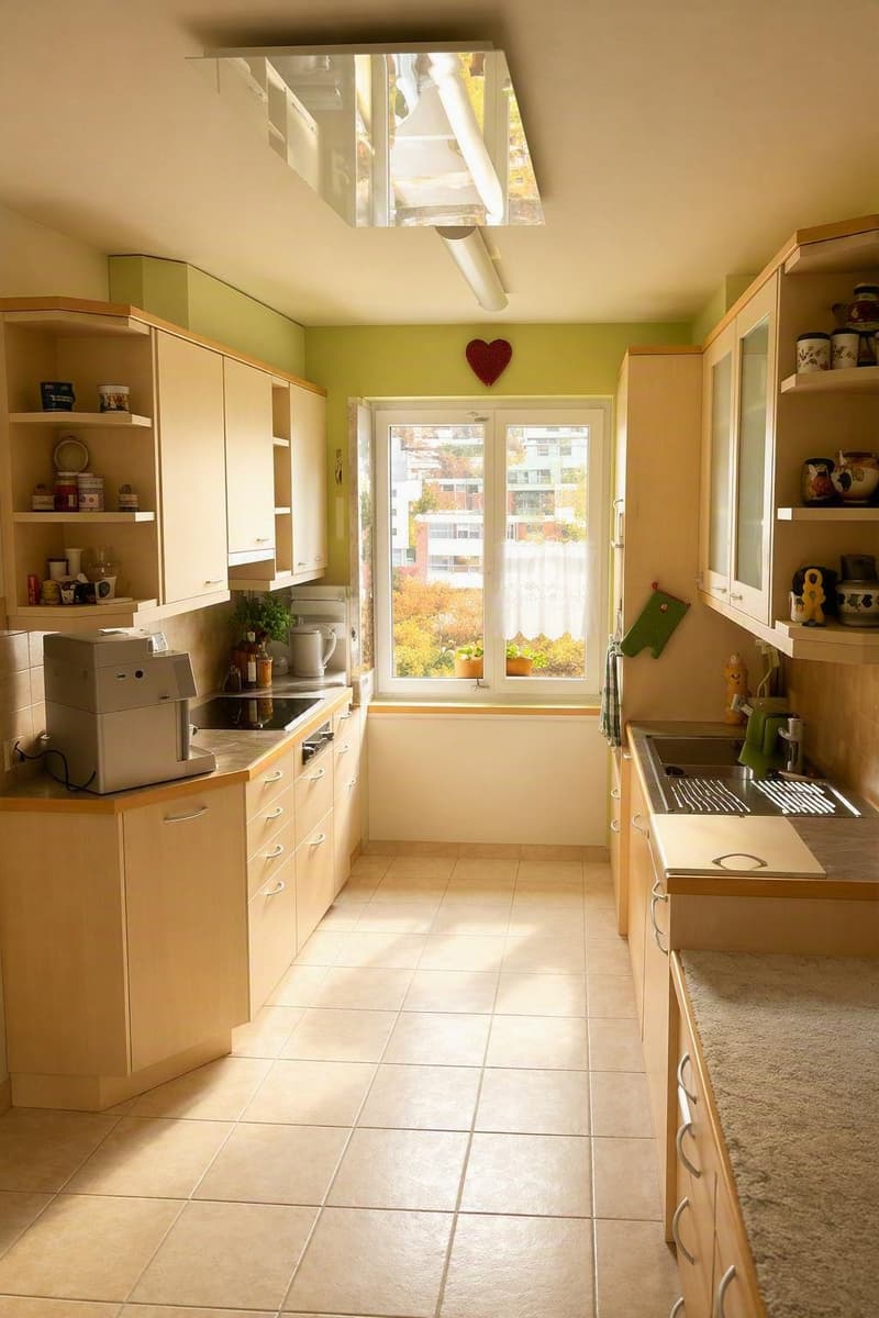 kompakte 4.5-Zimmerwohnung mit Balkon, Bastelraum + Garage (3)