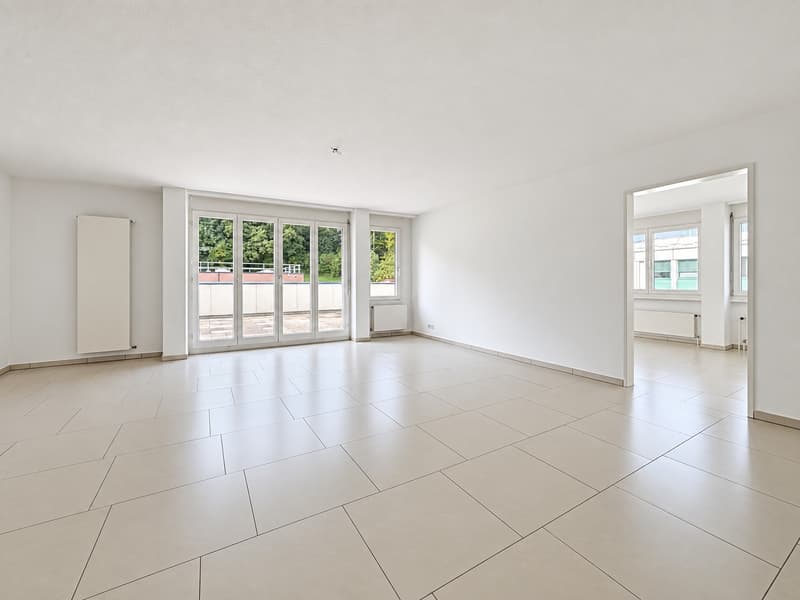 Grosszügige 3½-Zimmer-Wohnung mit 71 m² Terrasse ins Grüne (2)