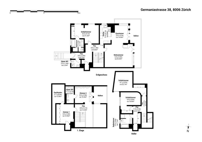 Attraktive 3.5-Zimmer-Maisonette-Wohnung mit Seesicht (12)
