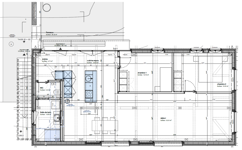Bel appartement atypique de 3.5 pièces au rez-de-chaussée (11)