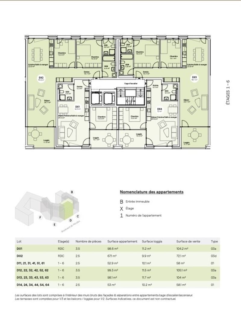 Appartement D63 neuf de 3.5 pièces à louer sur plan (7)