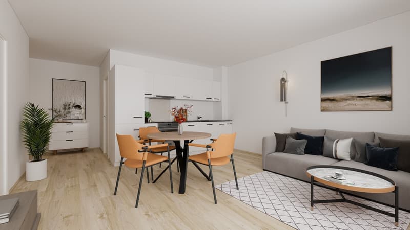 Appartements 2,5 pièces neufs au centre de Bulle (2)