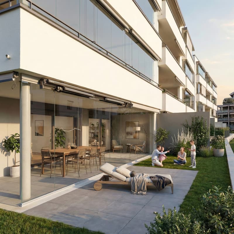 Appartement de 4,5 pièces au rez-de-chaussée - avec terrasse et jardin (13)