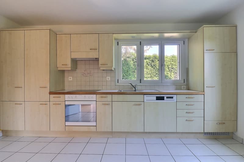 Appartement 3.5p au rez