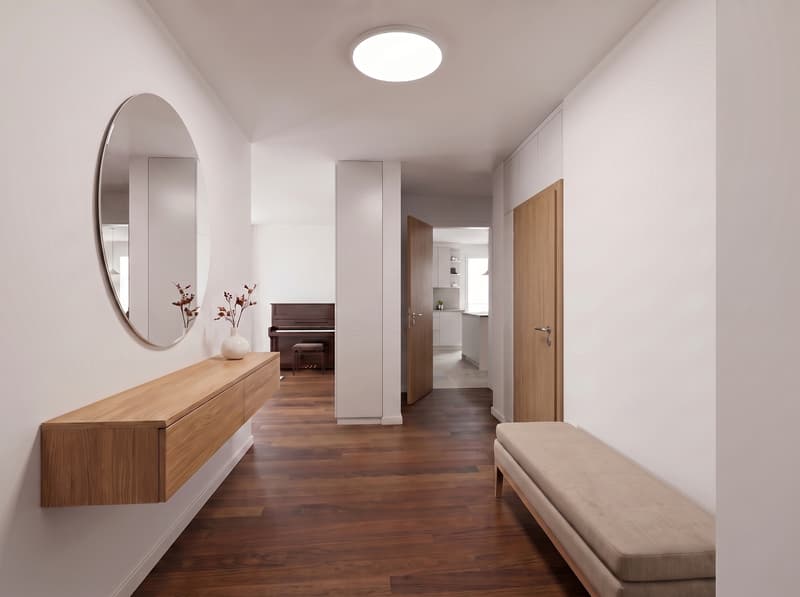 Vestibule 1er - simulation d'ameublement
