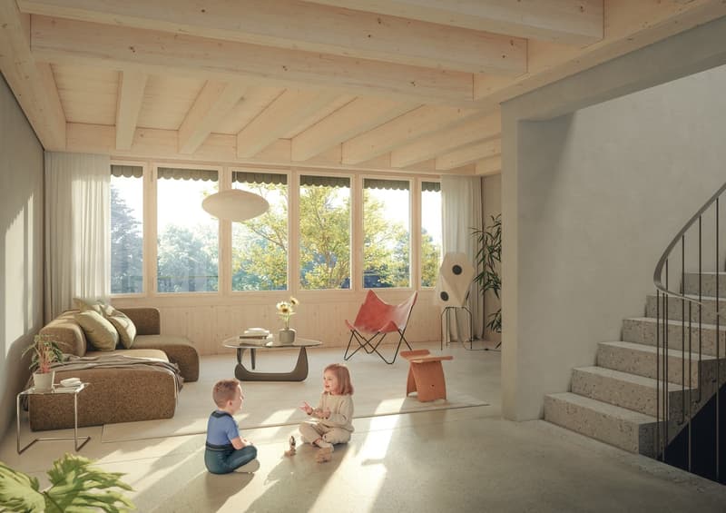 Maison 5.5 pièces en bout de rangée avec jardin privé (5)