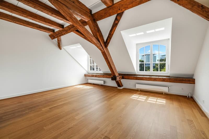 Hohe Decken für ein luftiges Raumgefühl