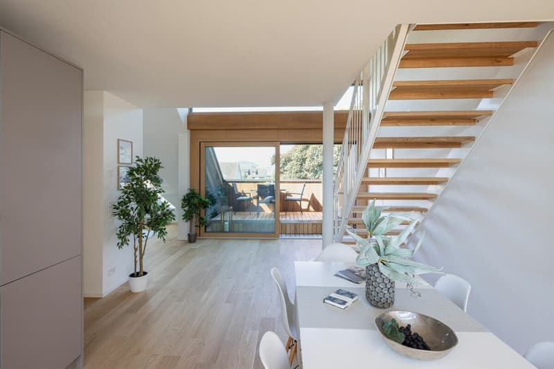 Appartements spacieux au dernier étage avec deux terrasses + belle vue (5)