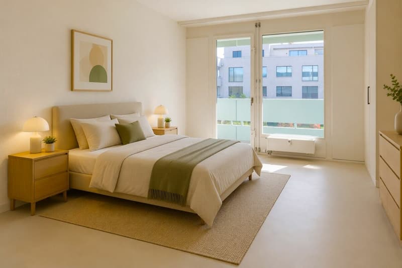 Moderne 4.5-Zi-Wohnung mit 2 Balkonen und AEP / neue Küche und Bäder (7)