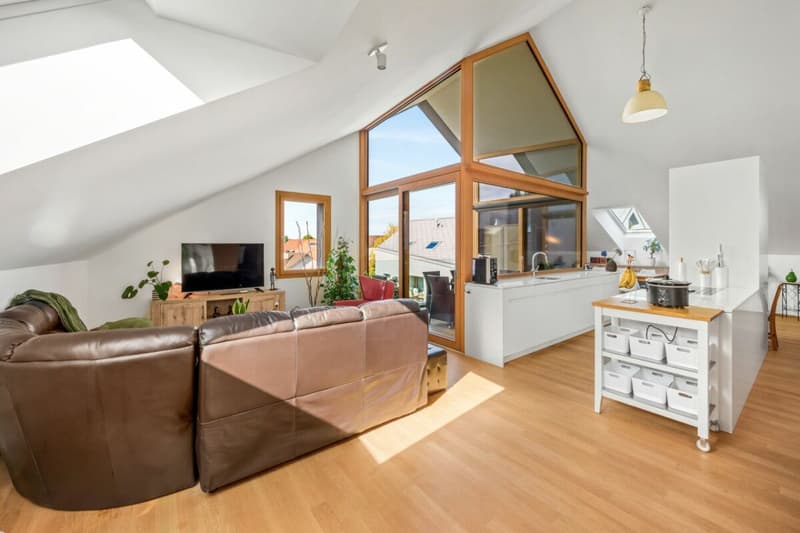 Geräumige 70 m² Fläche für eine optimale Einteilung des Wohn- Essbereiches mit Küche