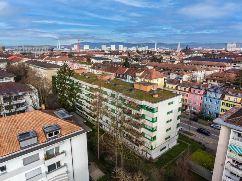 Rückseitige Ansicht der Liegenschaft