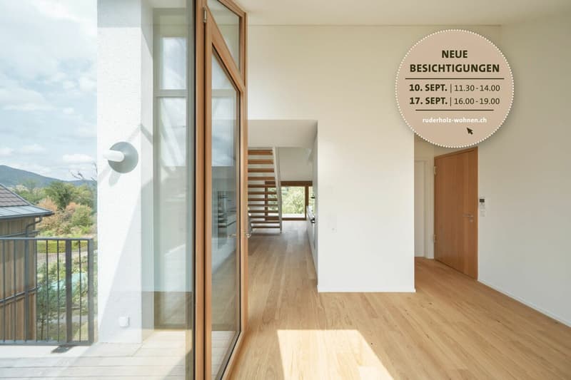 Grosszügige 3½-Zimmer-Dachwohnung mit Galerie und Balkon (1)