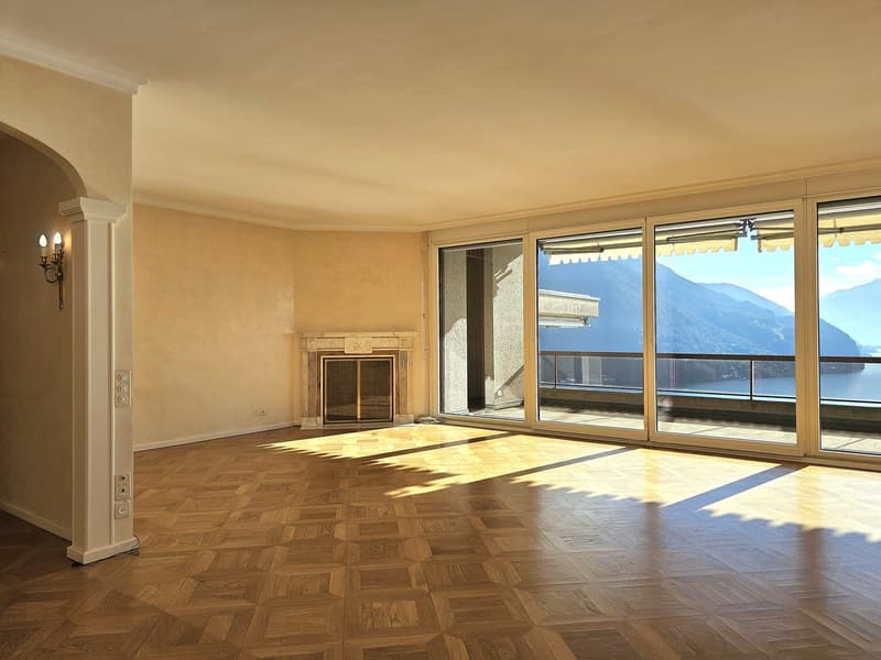 Ruvigliana: Luxurious 5.5-room apartment with enchanting lake view, private garden and terraces (5)