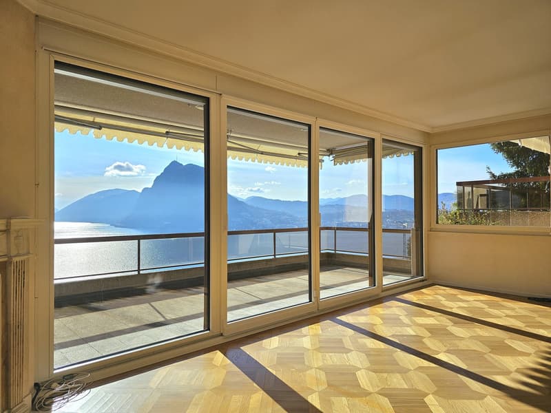 Ruvigliana: Luxurious 5.5-room apartment with enchanting lake view, private garden and terraces (7)