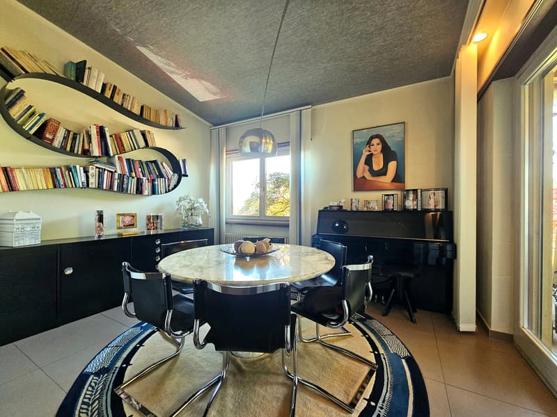 Mendrisio: Deliziosa casa unifamiliare contigua con splendido giardino e vista panoramica (9)