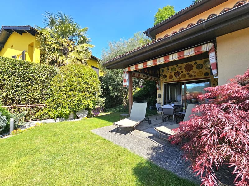 Mendrisio: Deliziosa casa unifamiliare contigua con splendido giardino e vista panoramica (3)