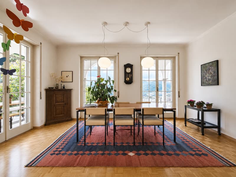 Mendrisio: Magnifica villa unifamiliare con ampio giardino e vista dominante (13)